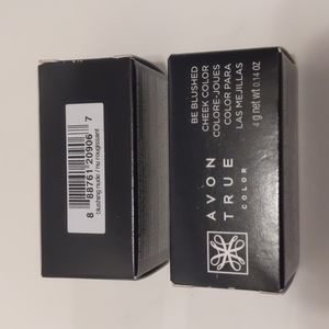 2 Avon True Color Be Blushed Cheek Color Blushing Nude 4 g net wt 0.14 oz